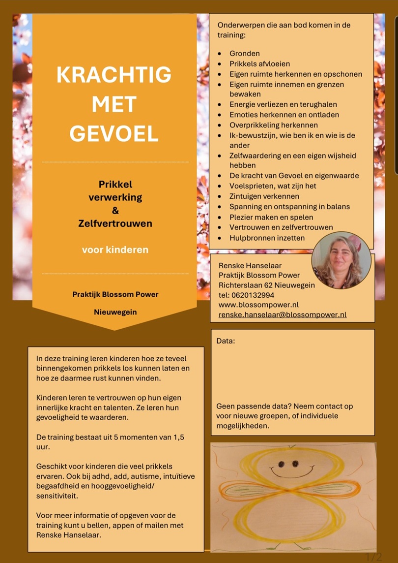 Krachtig met Gevoel poster